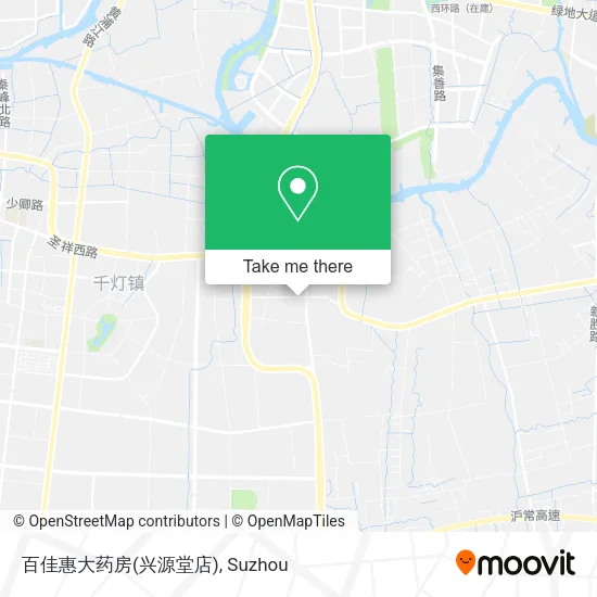 百佳惠大药房(兴源堂店) map