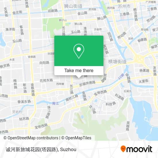 诚河新旅城花园(塔园路) map