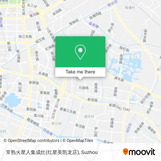 常熟火星人集成灶(红星美凯龙店) map