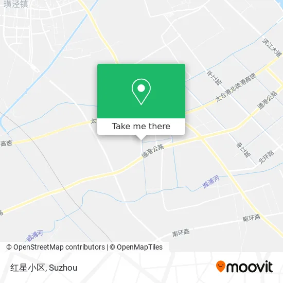 红星小区 map