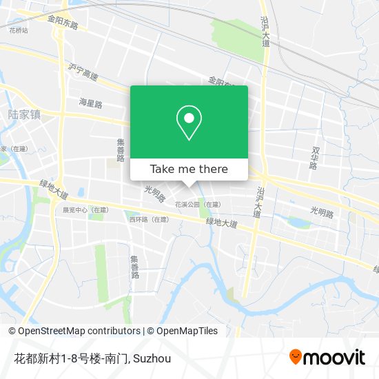 花都新村1-8号楼-南门 map
