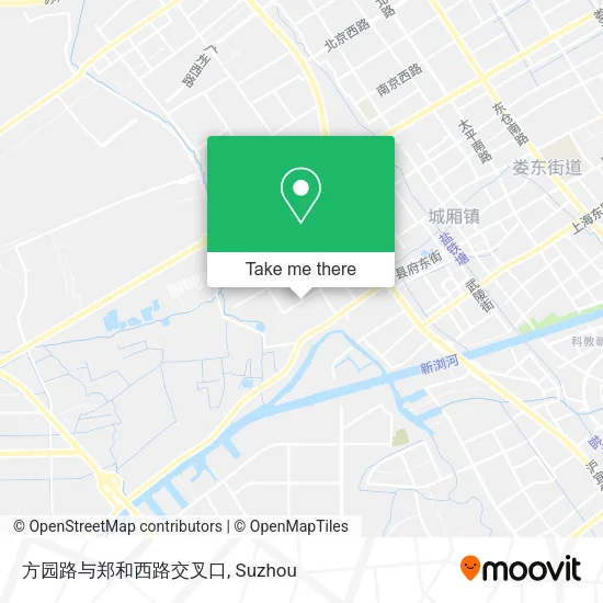 方园路与郑和西路交叉口 map