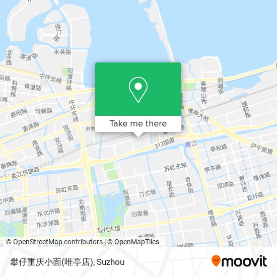 攀仔重庆小面(唯亭店) map