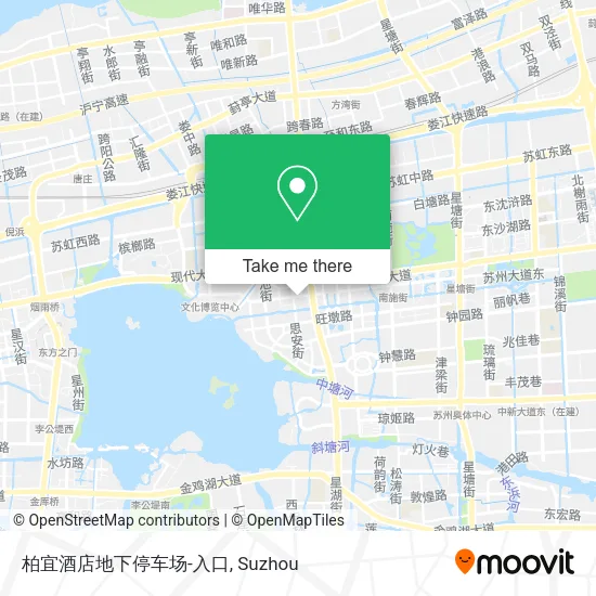 柏宜酒店地下停车场-入口 map