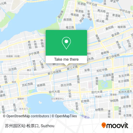 苏州园区站-检票口 map