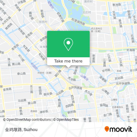 金鸡墩路 map