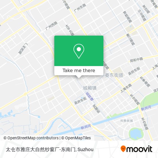 太仓市雅庄大自然纱窗厂-东南门 map