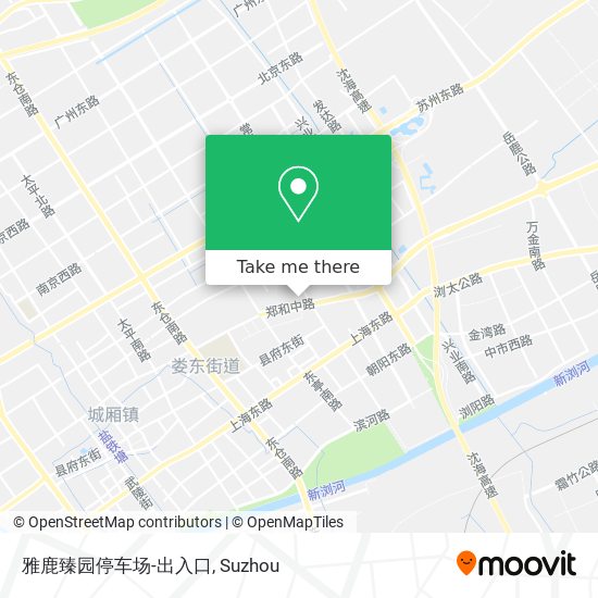 雅鹿臻园停车场-出入口 map