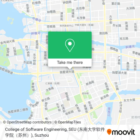 College of Software Engineering, SEU (东南大学软件学院（苏州）) map