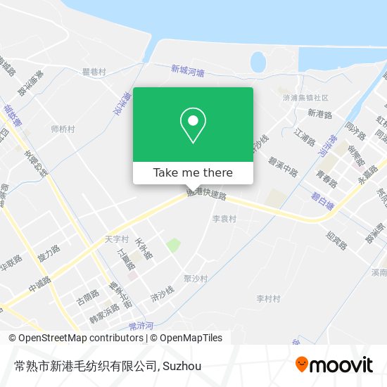 常熟市新港毛纺织有限公司 map