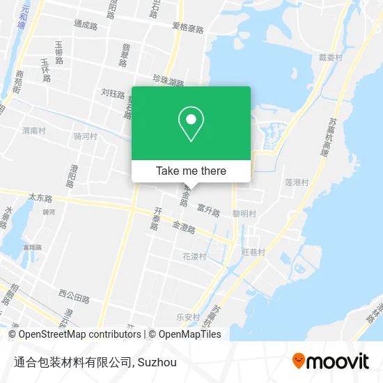 通合包装材料有限公司 map