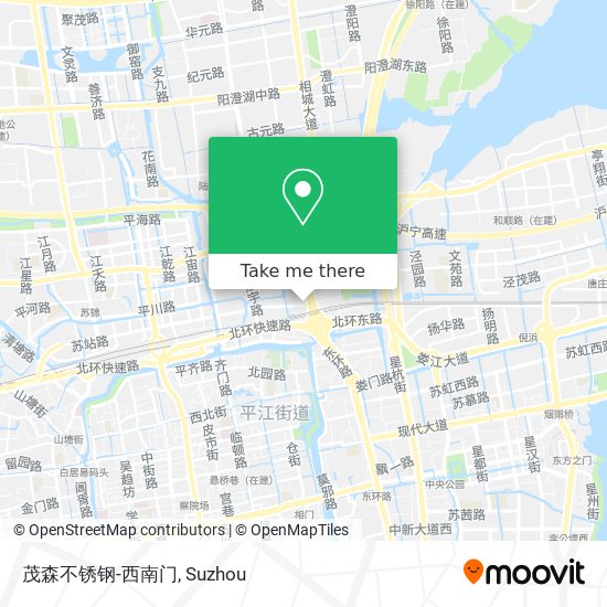 茂森不锈钢-西南门 map
