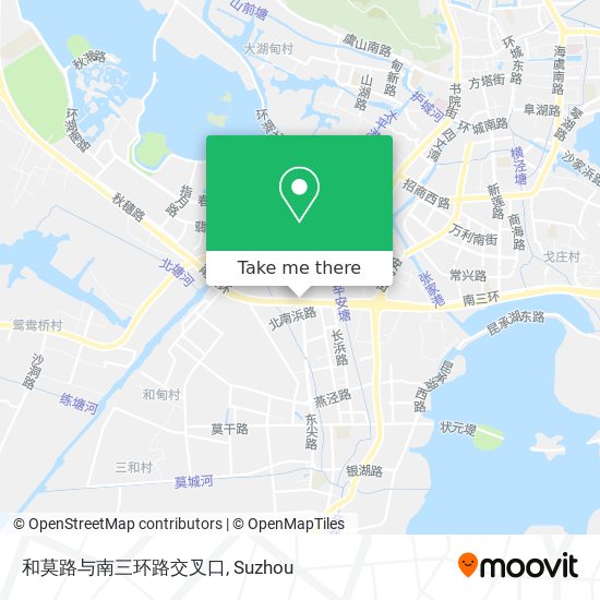 和莫路与南三环路交叉口 map