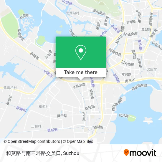 和莫路与南三环路交叉口 map