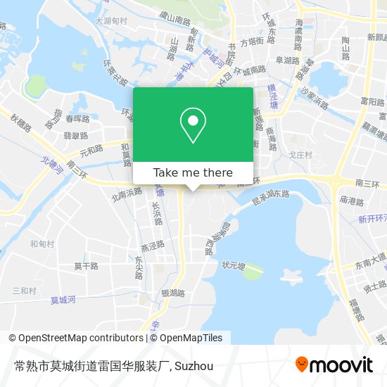 常熟市莫城街道雷国华服装厂 map