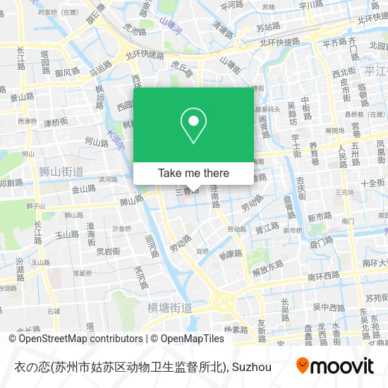 衣の恋(苏州市姑苏区动物卫生监督所北) map