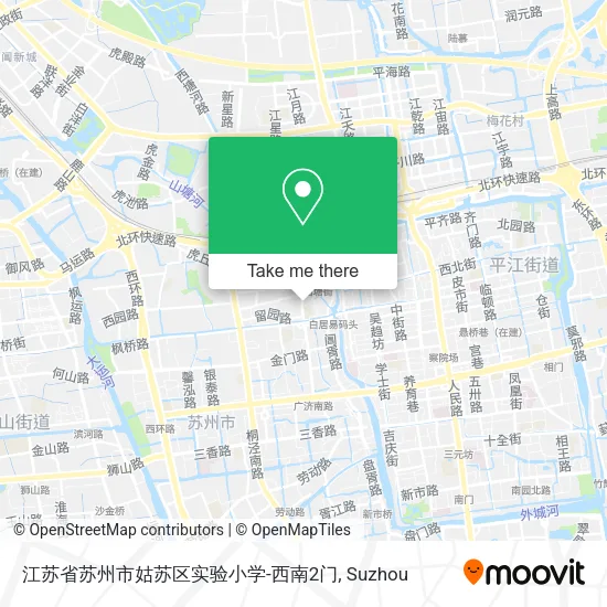 江苏省苏州市姑苏区实验小学-西南2门 map