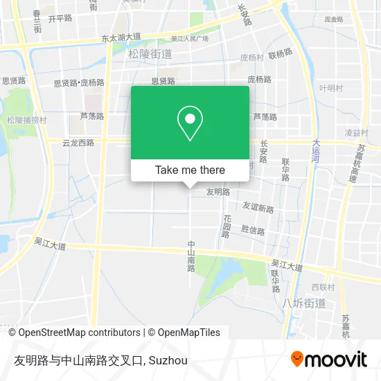 友明路与中山南路交叉口 map