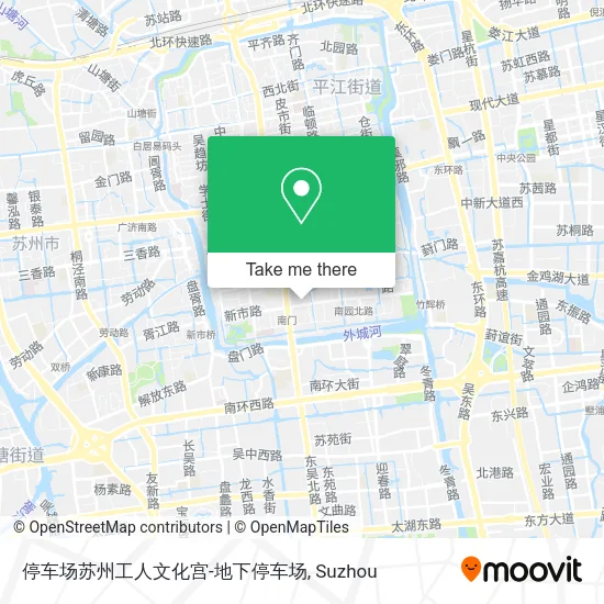 停车场苏州工人文化宫-地下停车场 map