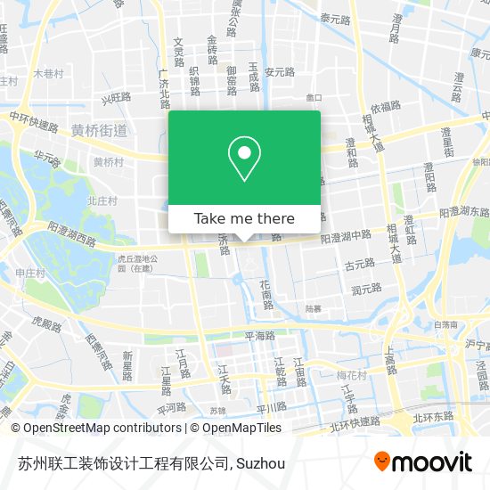 苏州联工装饰设计工程有限公司 map