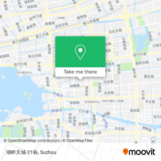 湖畔天城-21栋 map