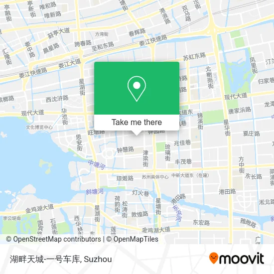 湖畔天城-一号车库 map