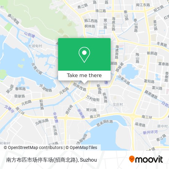 南方布匹市场停车场(招商北路) map