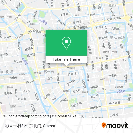 彩香一村3区-东北门 map