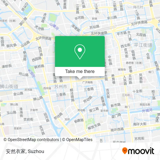 安然衣家 map
