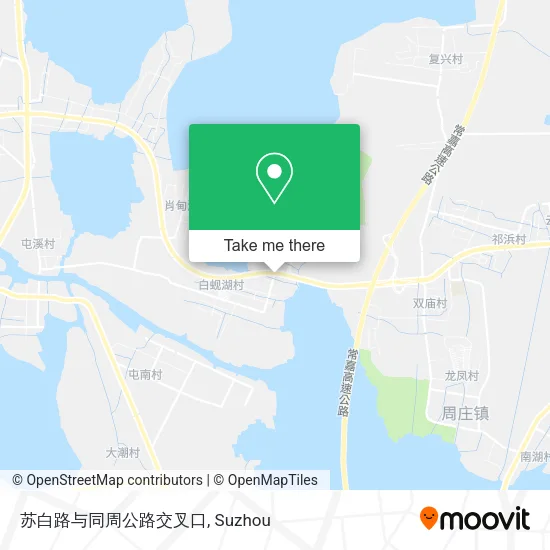 苏白路与同周公路交叉口 map