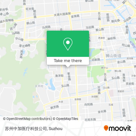 苏州中加医疗科技公司 map