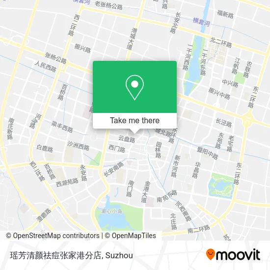 瑶芳清颜祛痘张家港分店 map