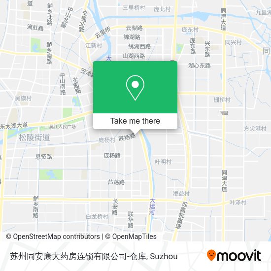 苏州同安康大药房连锁有限公司-仓库 map