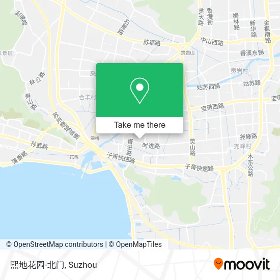 熙地花园-北门 map