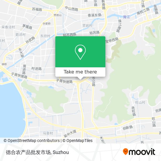 德合农产品批发市场 map