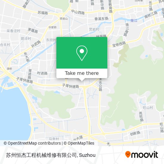 苏州恒杰工程机械维修有限公司 map