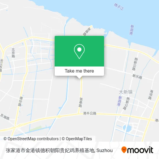 张家港市金港镇德积朝阳贵妃鸡养殖基地 map