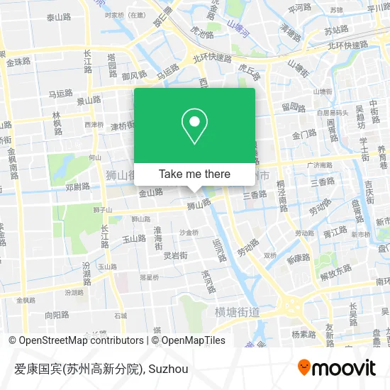 爱康国宾(苏州高新分院) map
