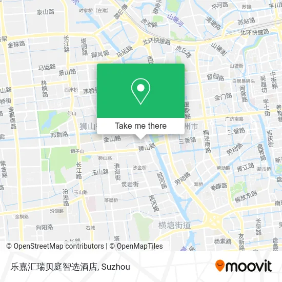 乐嘉汇瑞贝庭智选酒店 map