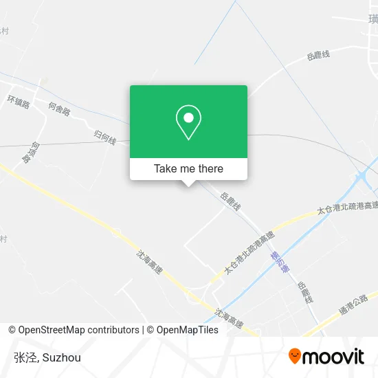 张泾 map