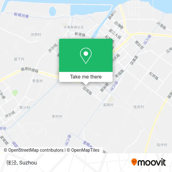 张泾 map