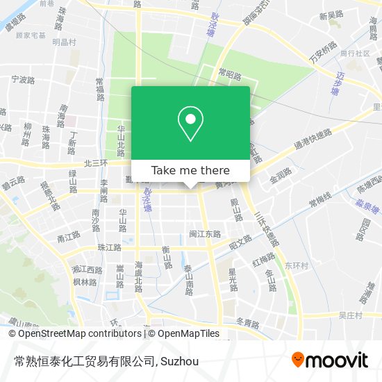 常熟恒泰化工贸易有限公司 map