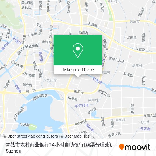 常熟市农村商业银行24小时自助银行(藕渠分理处) map