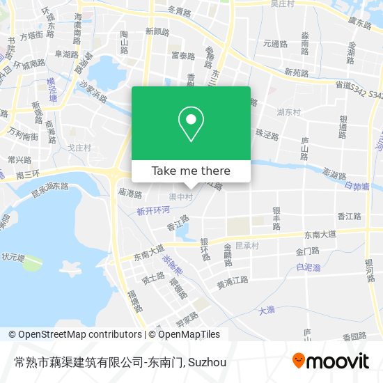 常熟市藕渠建筑有限公司-东南门 map