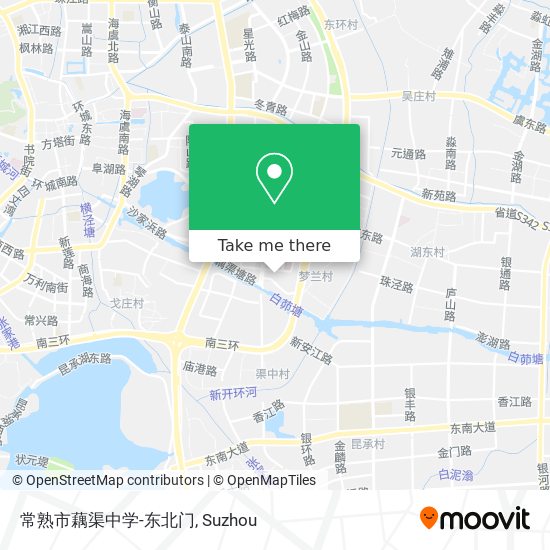 常熟市藕渠中学-东北门 map