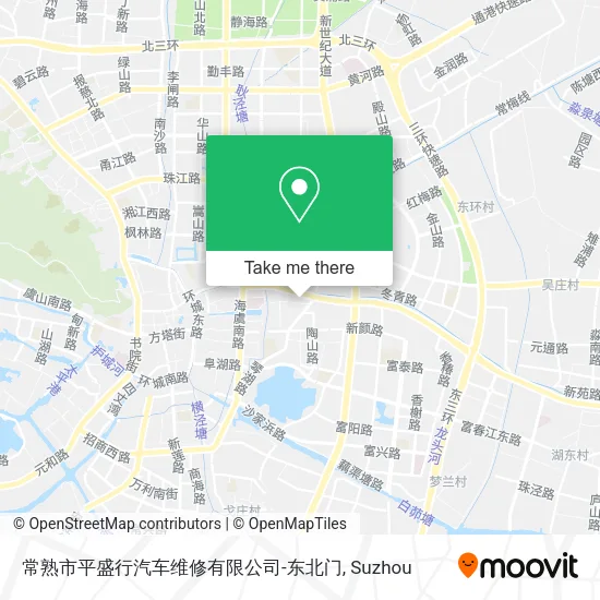 常熟市平盛行汽车维修有限公司-东北门 map