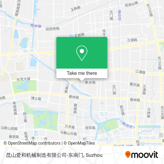 昆山爱和机械制造有限公司-东南门 map