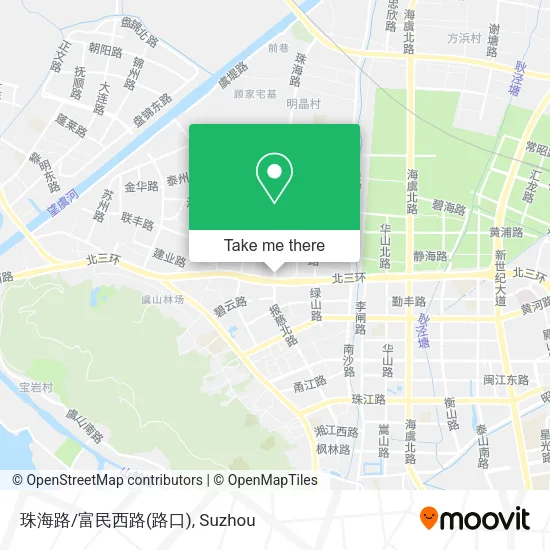 珠海路/富民西路(路口) map