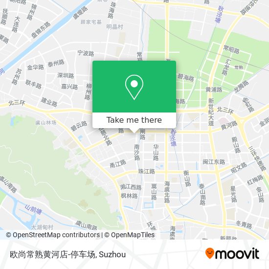 欧尚常熟黄河店-停车场 map