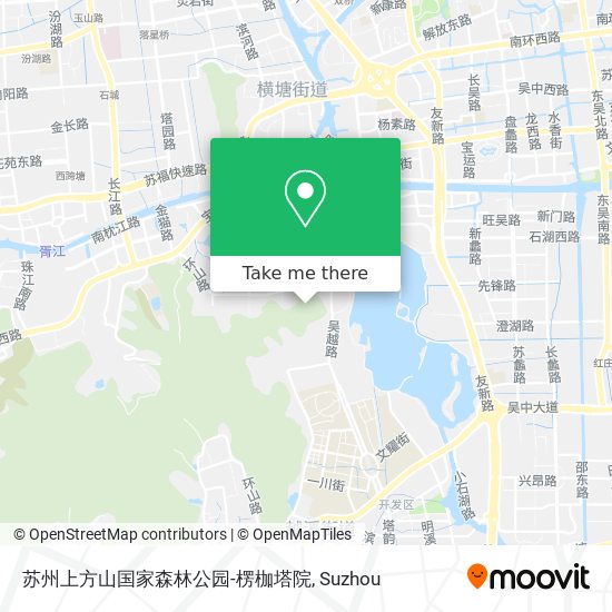 苏州上方山国家森林公园-楞枷塔院 map